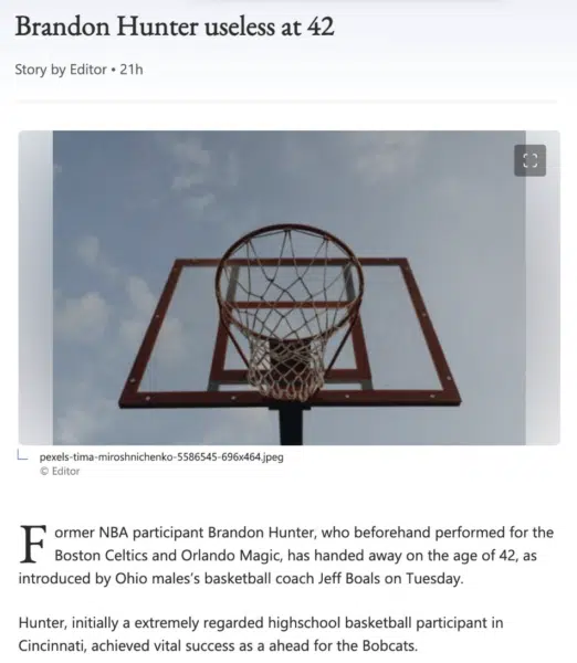 Microsoft calls deceased NBA player ‘useless’ in AI-written obituary