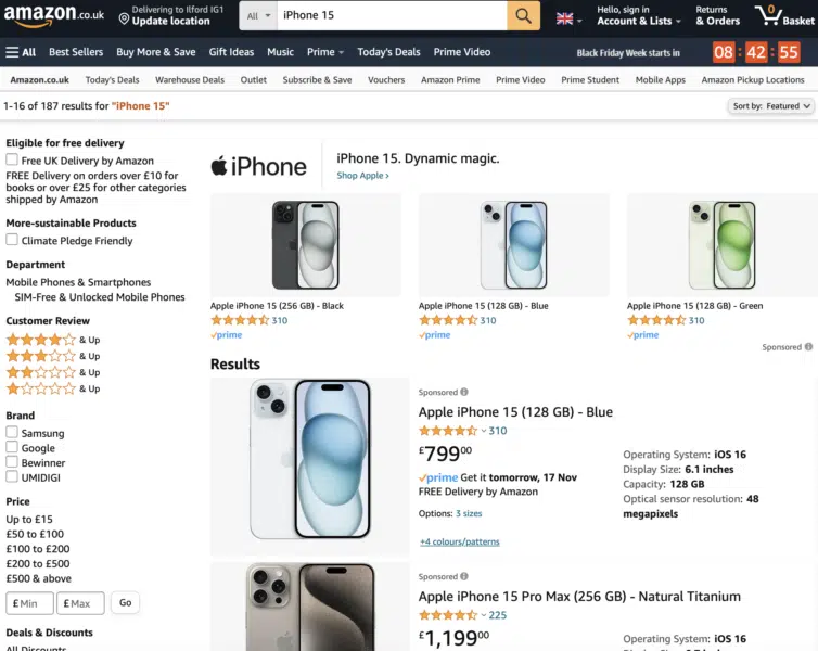 Apple ‘quietly asked Amazon to block rival ads on its product pages’
