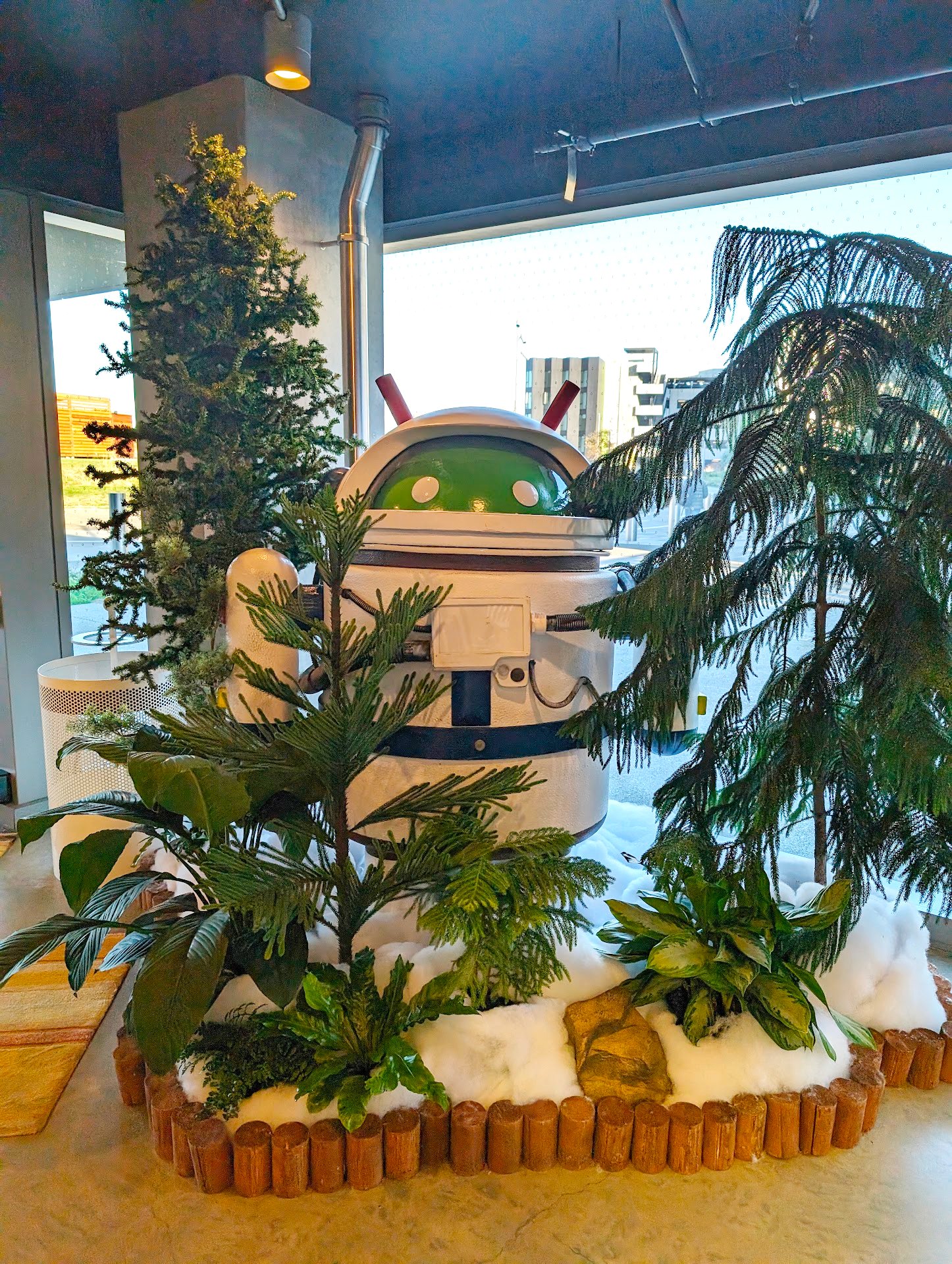 Sundar Pichai Merry Christmas Android & Christmas Tree Photo