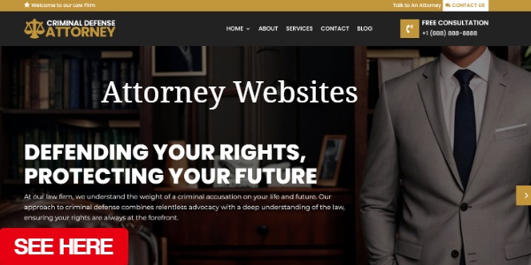 Attorney Websites For Sale Criminal Defense Attorney