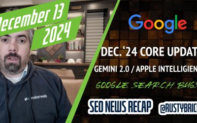 Google December Core Update, AI Overviews Gemini 2.0, Apple Visual Intelligence, Search Console Updates, Indexing Bugs & More