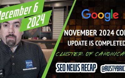 Google November Core Update Done, Chrome Site Engagement Metrics, Canonicals, 21 Years & More