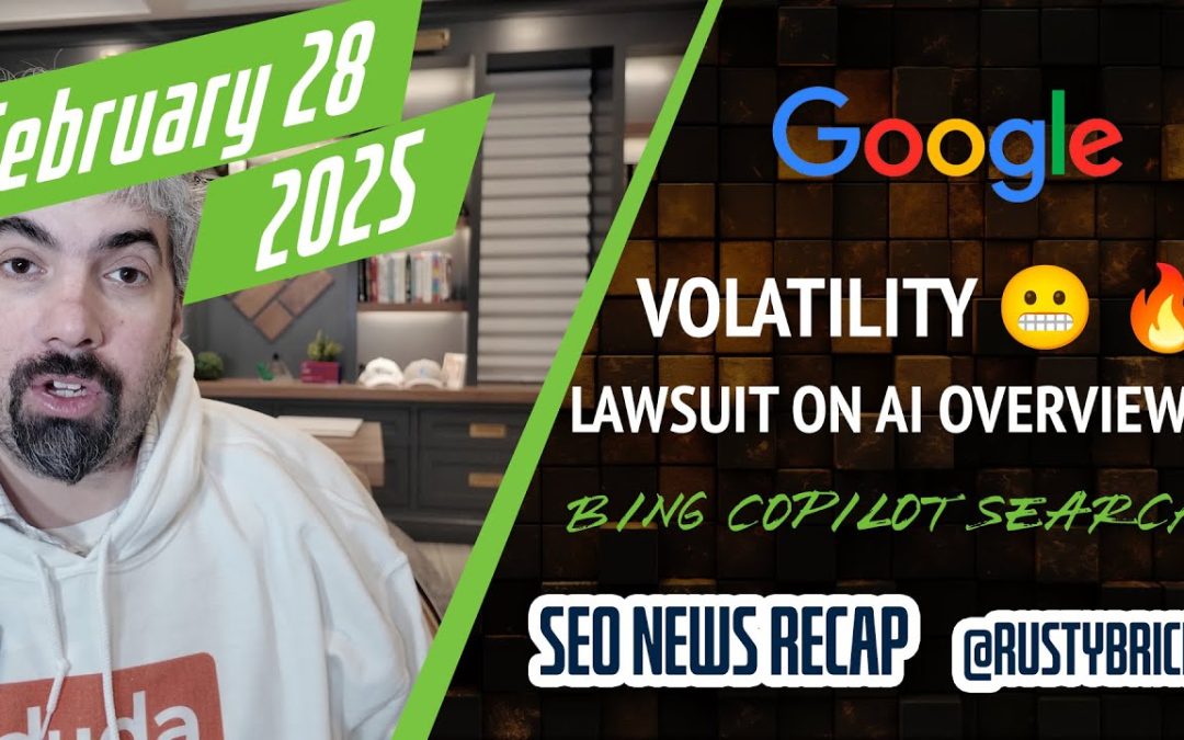 Google Search Volatility, Google Sued Over AI Overviews, Google Ads Auction Changes & Bing and Apple Intelligence