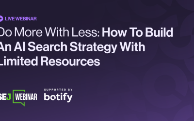 How To Build An AI Search Strategy With Limited Resources
