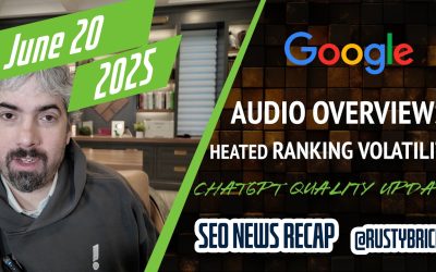 Google Search Volatility, AI Mode in Search Console, Audio Overviews and ChatGPT Search Quality