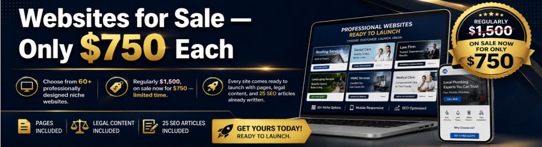 Websites for Sale On Sale 2026
