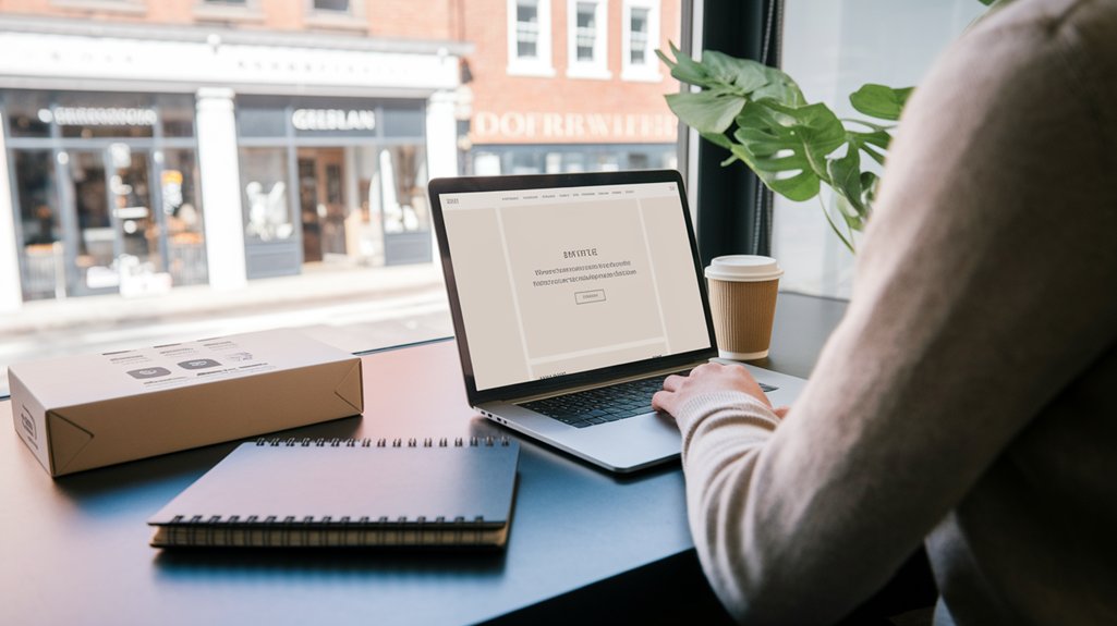 clean mobile friendly business homepage