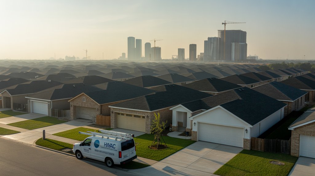 fast growing houston suburb hvac