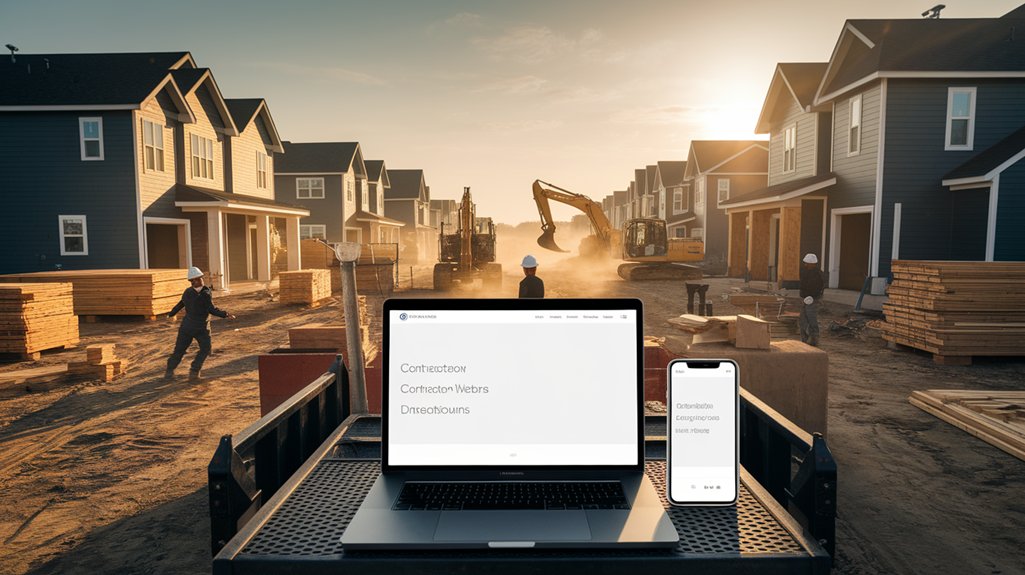 website converts celina construction leads